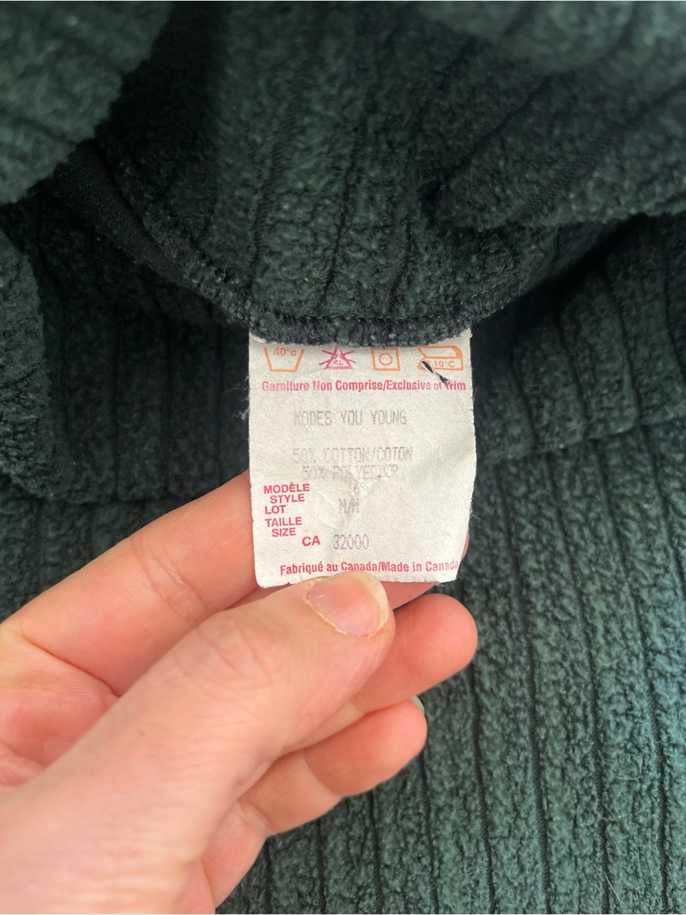 Vintage Tommy Hilfiger Green Turtleneck Sweater Size M - Picture 3 of 6